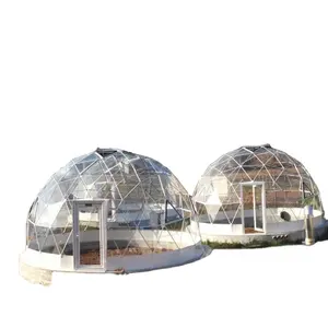 Fabriek Oem/Odm Voetbal Thema Tiny Huis Dome Keuken Badkamer Eco Plastic Dome Huis Voor Camping