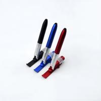 Nouveau design 4 en 1 Stylo pliable multifonction avec support de téléphone, lumière LED, stylet tactile et stylo à bille promotionnel