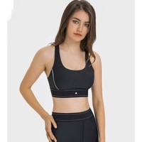 Ensemble 2 pièces pour femme : Soutien-gorge de sport et Legging taille haute – Tenue de fitness et yoga dos nageur – Personnalisation OEM