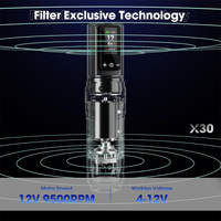 Groothandel Filter X30 1600Mah Grote Capaciteit Kick Start Instelbare Slagfrequentie Elektrische Draadloze Tattoo Machine Pen Pistool