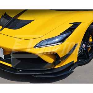 Ventilaciones de guardabarros delanteros de fibra de carbono agresivas para Ferrari F8 Tributo Spider 2019-2022 - Product Image 2
