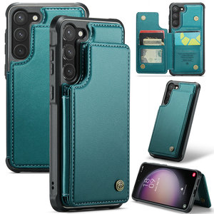 Coque arrière CaseMe RFID pour <span class=keywords><strong>Samsung</strong></span> <span class=keywords><strong>Galaxy</strong></span> S24 Etui avec portefeuille antivol antichoc Emplacements soignés pour <span class=keywords><strong>Samsung</strong></span> S24 S23 S22 S21 S20 - Product Image 1