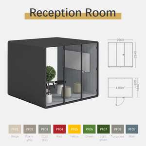 Cabina de reuniones acústica portátil <span class=keywords><strong>para</strong></span> oficina, aislamiento de <span class=keywords><strong>sonido</strong></span>, cabina de espacio, insonorizada, <span class=keywords><strong>para</strong></span> Hospital - Product Image 3