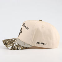 Gorra de Béisbol Negra de 5 Paneles de Algodón, con Logotipo de NY Bordado e Impreso Personalizado, Estilo Camuflaje Lavado, Gorra Deportiva Urbana, Diseño Personalizado