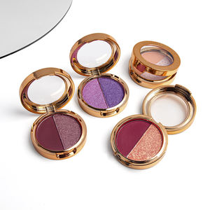 Maquillage à haute teneur en pigments Ombre à paupières vegan imperméable à l'eau Poudre pressée de marque privée Palette unique d'ombres à paupières mates scintillantes - Product Image 4