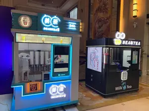Онлайн-обслуживание 24 часа, торговый автомат для продажи чая и молока, торговый автомат