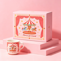 Boîtes cadeaux personnalisées imprimées sur mesure pour commandes de marques privées avec illustrations et graphismes personnalisés
