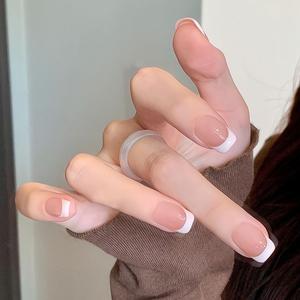 <span class=keywords><strong>Uñas</strong></span> <span class=keywords><strong>postizas</strong></span> finas <span class=keywords><strong>de</strong></span> estilo francés, cuadradas, fáciles <span class=keywords><strong>de</strong></span> usar, <span class=keywords><strong>para</strong></span> mujeres y <span class=keywords><strong>niñas</strong></span>, <span class=keywords><strong>para</strong></span> uso diario. - Product Image 3