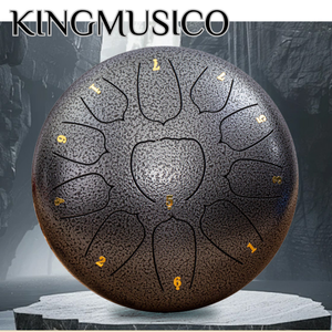 Tambor de Lengüeta de Acero de 10 Pulgadas, 11/13 Notas para Principiantes y Niños |   Instrumento de Percusión Manual Estilo Handpan |   Música OEM al por Mayor - Product Image 4