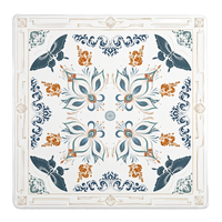 Nouvelle Nappe de Mahjong Américaine de Luxe Moderne en Caoutchouc Microfibre Imperméable Antidérapante pour Fêtes à Domicile et Jeux de Table de Casino