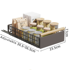 Étagère de <span class=keywords><strong>rangement</strong></span> pour évier de <span class=keywords><strong>cuisine</strong></span> en acier inoxydable, pliable, extractible, sans installation, tiroir de <span class=keywords><strong>rangement</strong></span> pour vaisselle - Product Image 3
