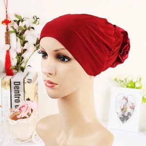 Casquette <span class=keywords><strong>hijab</strong></span> uni pour femmes musulmanes, turban en polyester uni pour femmes, chapeaux de <span class=keywords><strong>mariage</strong></span> pour femmes, nouvel arrivage très vendu - Product Image 2