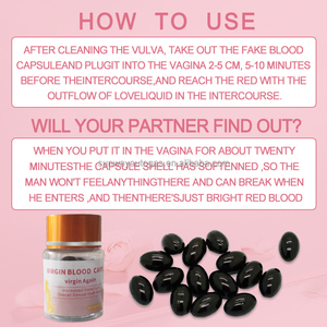 Pillole Virgin Again, Yoni Pops, Capsule per l'Imene, Prodotto per l'Igiene Femminile per la <span class=keywords><strong>Prima</strong></span> Notte - Product Image 4