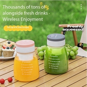 New USB Charging Juicer Outdoor Sports Portable High Power <b>Large</b> Capacity Can Crush Ice Straight Drink Juicer <b>Cup</b> Double Cover - Product Image 2