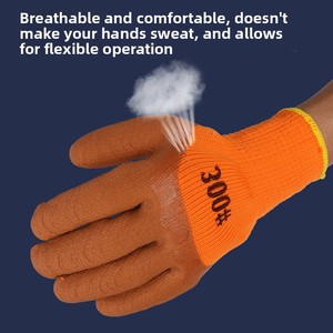 <span class=keywords><strong>Guanti</strong></span> in Spugna Personalizzati Antiscivolo, Resistenti all'Usura e Traspiranti con Logo in PVC per Protezione Lavorativa nella Manipolazione e Lavorazione Meccanica - Product Image 4