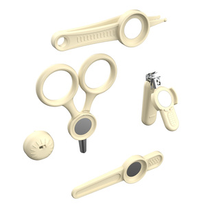 Baby Nail Clipper Set With Led Light For Infant Safe <b>Rounded</b> Tip Plastic Portable Finger Nail Care Tool - Product Image 5