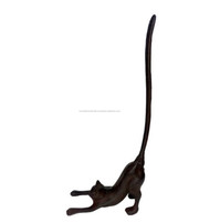 Moderno Soporte de Papel Toalla de Bronce Envejecido con Diseño de Perro Salchicha para Cocina o Baño, Tamaños Personalizables