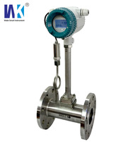 Medidor de Flujo Vortex de Alta Resistencia a la Temperatura, Tamaño 150 mm, Medidor de Flujo de Vapor y Nitrógeno para Líquidos y Gases