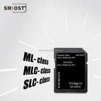 برنامج ملاحة GPS من SMIOST مع خرائط أندرويد وبطاقة ذاكرة CID SD لسيارات مرسيدس A218 V7 أفريقيا CLA CLS E الفئة A