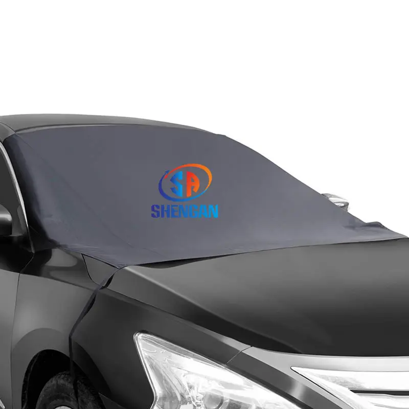 Magnetic Edges Car Snow Cover, Front Windshield Snow Cover Ice Cover Windshield Sun Shade,Waterproof Protector for SUV