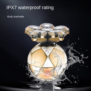 For 6 Blade IPX7 Waterproof Foil <b>Shaver</b> for Men Wet/Dry USB Rechargeable Face Trimmer with Li-ion <b>Battery</b> and 90-Minute Runtime - Product Image 4