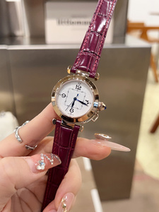 Reloj Mecánico Automático Elegante y Moderno con Correa de Cuero con Patrón de Cocodrilo Multicolor, de Alta Gama, Retro, con Lectura Clara del Tiempo - Product Image 4