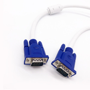 VGA Cable Male To Female 1.5 30 Meters Copper Clad Steel Wire White With Blue Head For Computer Monitor Projector Connection - Product Image 2