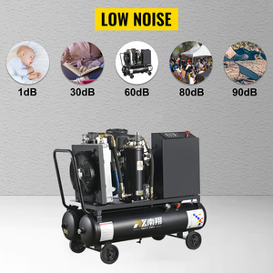 Compresseur d'air industriel compact à vis 11KW 56CFM professionnel pour l'industrie de la peinture au pistolet - Product Image 3