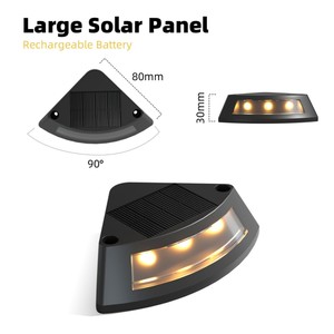 Lampe solaire LED extérieure étanche pour allée, jardin et éclairage décoratif - Product Image 5