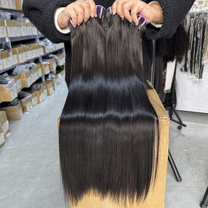 Extensions de cheveux humains vietnamiens lisses et raides, 100% non traités, cuticules alignées, tissage, fournisseur en gros - Product Image 2