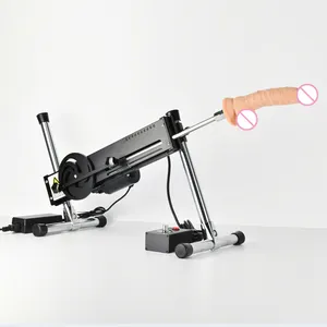 Premium Large Sex Machine Gun giocattoli automatici del sesso a distanza per donna adulto 120W forte motore silenzioso 11.4cm corsa giocattolo del sesso Online %