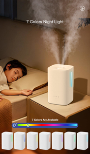 Runal 4L điều khiển cảm ứng tự động tắt máy tạo độ ẩm không khí siêu âm với 7 ánh sáng ban đêm đầy màu sắc cho nhà - Product Image 5