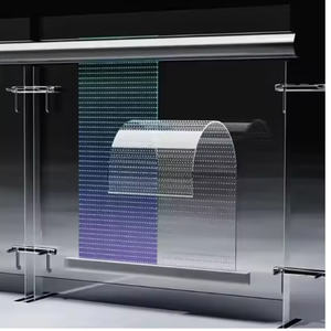 P6 siêu mỏng cao minh bạch trong suốt linh hoạt LED phim màn hình hiển thị trên cửa sổ linh hoạt trong suốt màn hình tinh thể - Product Image 6