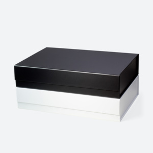 AL Shallow Size Flip Top Lid Magnetic Closure <b>Gift</b> <b>Box</b> Luxury Packaging Idea Magnetic Folding Present <b>Box</b> - Product Image 4