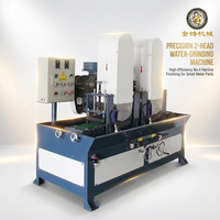 Ligne de finition de surface multi-têtes personnalisable - Polisseuse automatique de table de 200 mm de large avec contrôle PLC