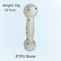 Lot de balles pour chien en ETPU rebondissantes, texture popcorn premium, jouet à mâcher pour animaux, inodore, non toxique, jouet flottant pour animaux, assortiment