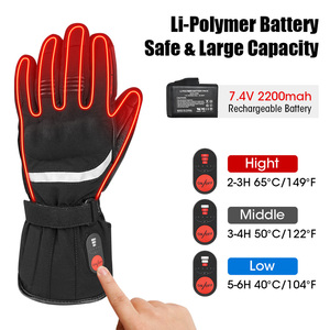 <span class=keywords><strong>Guantes</strong></span> Térmicos Recargables para Deportes al Aire Libre, Transpirables, con Pantalla Táctil, para Hombre y Mujer, Marca Savior - Product Image 4