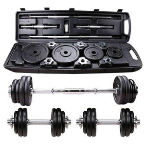 바벨 주철 역도 덤벨 <span class=keywords><strong>40kg</strong></span> 조정 가능한 운동 덤벨이있는 피트니스 장비 덤벨 세트 - Product Image 1