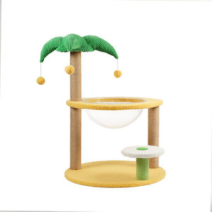 Vente directe d'usine de griffoirs et plateformes à griffer pour chats en forme de capsule spatiale, griffoirs intégrés pour petits chats. - Product Image 5