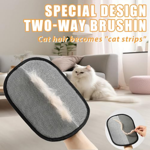 Gant-brosse en mousse écologique pour enlever les poils d'animaux (chiens et chats), nettoyage facile, personnalisable, portable, pour poils longs et pelucheux - Product Image 3