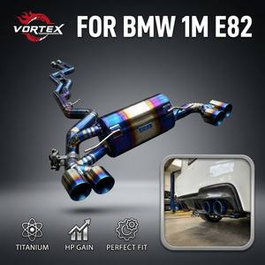 Sistema de Escape Catback Vortex Titanium Valvetronic para BMW 1M E82 (2011-2012) N54, Ultraligero, Azul, con Silenciador de Alto Rendimiento - Product Image 1