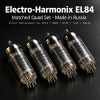 Tube à vide EH EL84 d'origine, équivalent 6P14, paire assortie de précision, remplace 6BQ5 N709 pour amplificateur de guitare audio Hifi