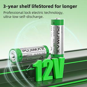 PUJIMAX Lot de 5 piles alcalines super puissantes <span class=keywords><strong>12V</strong></span> 23A, piles alcalines primaires haute tension pour sonnette, télécommande, batterie de voiture - Product Image 3