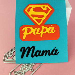 AAGU New Metal Cutting Dies mold Scrapbooking invito carta decorazione Mama Papa festa della mamma Scrapbooking Craft fustelle - Product Image 5