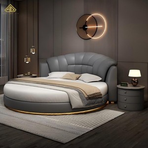 Letto Matrimoniale <span class=keywords><strong>di</strong></span> <span class=keywords><strong>Lusso</strong></span> Moderno <span class=keywords><strong>di</strong></span> Alta Qualità, Elegante Arredamento per Camera da Letto <span class=keywords><strong>di</strong></span> Fascia Alta, Suite King/Queen Size per Casa, Hotel e Villa - Product Image 4