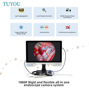 Sistem endoskopi medis All-in-One kompak Tuyou 24 inci dengan <span class=keywords><strong>Unit</strong></span> kamera fleksibel & kaku ganda - Product Image 3