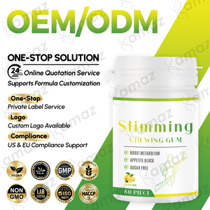 Amaz OEM ODM Marque Privée Chewing-gum Minceur Coupe-faim Produits de Beauté pour Femmes - Product Image 4