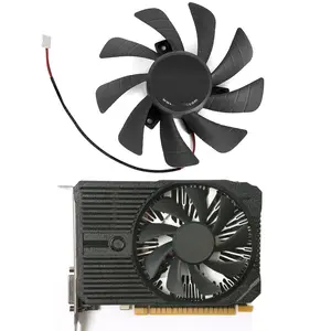 Ventilador cooler 2pin gtx 1050 85mm, substituição para zotac geforce gtx 1050 mini 2gb geforce gtx 1050 ti mini 4gb cartões