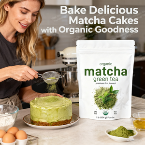 Premium Biologische Groene Thee Kruidenextract Matcha Poeder Afslanken <span class=keywords><strong>Instant</strong></span> Smaak Vers Verwerkt 99% Food Grade - Product Image 6