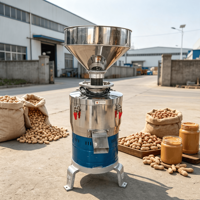 Machine à fabriquer du beurre de cacahuètes de qualité professionnelle, capacité de 150 kg/h, machine de transformation du beurre de cacahuètes